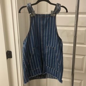 denim skirtalls by sky and sparrow